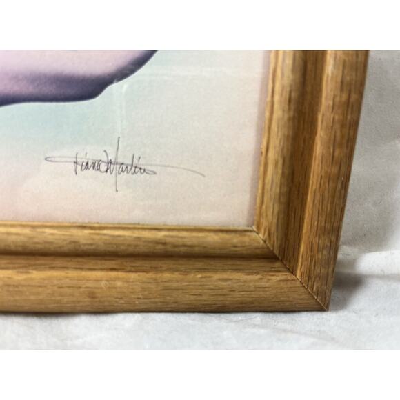 Pair Navajo Women Pottery Framed Southwest Prints Artist Diana Martin Vintage - Picture 4 of 11